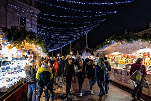 Marché de Noël d'Annecy, décembre 2022.