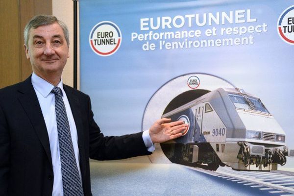 Jacques Gounon, PDG d'Eurotunnel.