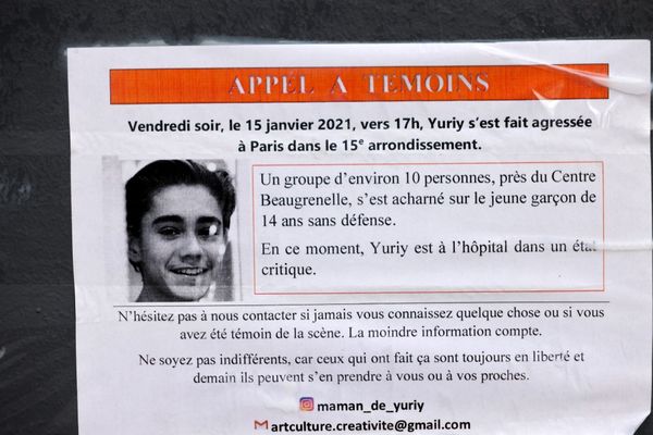 L'adolescent âgé de 15 ans a été grièvement blessé après avoir été tabassé par une bande dans le XVe arrondissement de Paris.