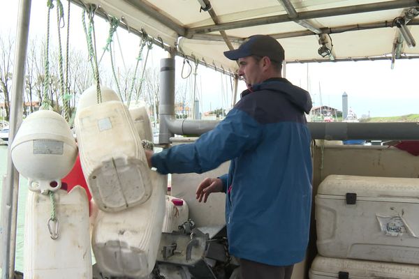 Gaël Gueffier va devoir arrêter son bateau pendant un mois.