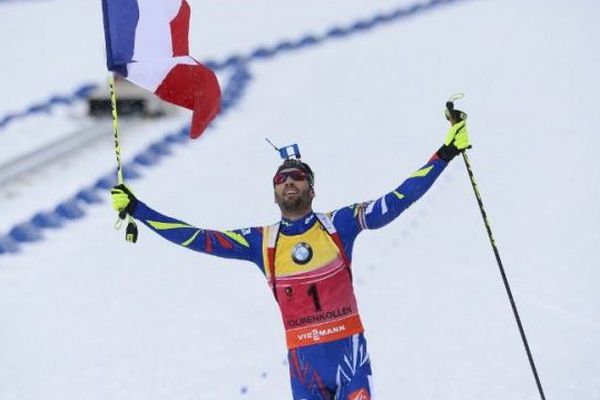 Martin Fourcade vainqueur de la Poursuite aux Mondiaux d'Oslo