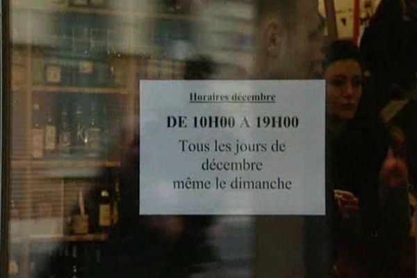 Ouverture des commerces durant la période des fêtes de Noël