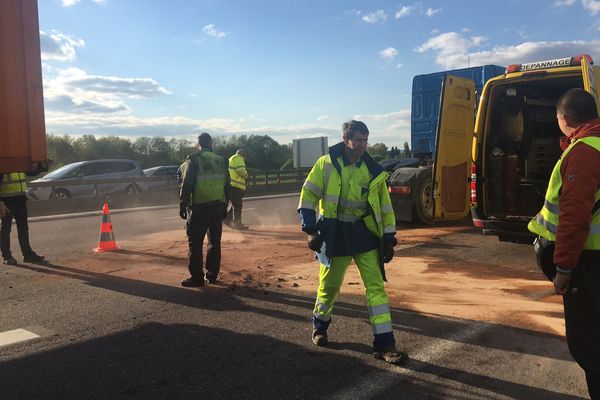 L'accident s'est produit à hauteur de la Croix de Hauconcourt sur l'A31 dans le sens Metz Luxembourg. 