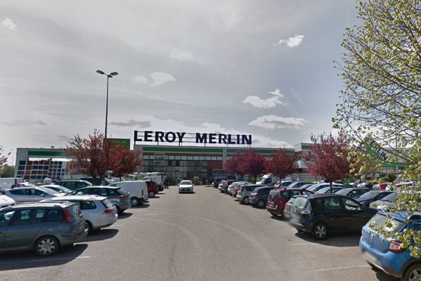 Le magasin Leroy-Merlin d'Isneauville près de Rouen- Archives 