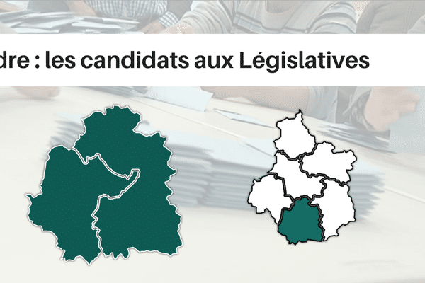 Le département de l'Indre compte 2 circonscriptions législatives