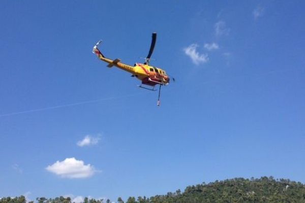 Deux hélicoptères ont été utilisés