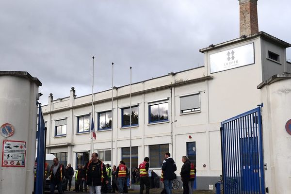 Le site de Luxfer à Gerzat, près de Clermont-Ferrand, a été le théâtre de plusieurs manifestations demandant la reprise de l'activité. (Photo d'archive)