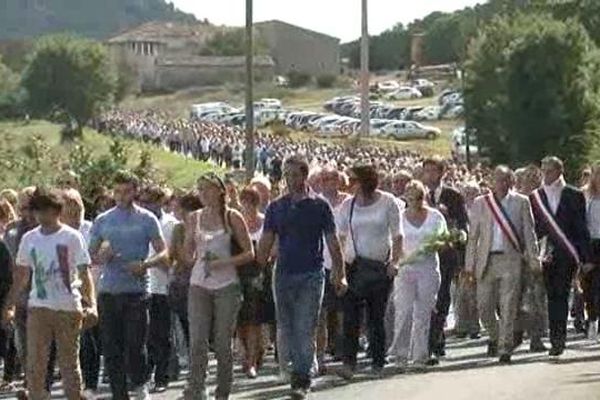 A Aubignosc, samedi, une marche très digne en hommage à Franck Di Lorio