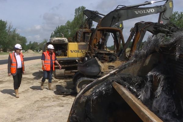 Les dirigeants d'Atosca A69 déplorent les dégâts matériels mais aussi les agressions dont sont victimes les personnes qui travaillent sur le chantier.