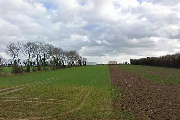 La parcelle où a été retrouvée la bombe lors de travaux de terrassement (Archives via google maps)