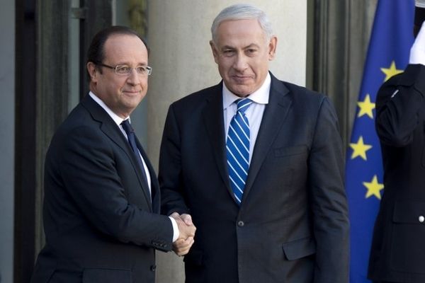 François Hollande a reçu Benjamin Netanyahu ce mercredi à l'Elysée. Jeudi, les deux hommes sont à Toulouse. 