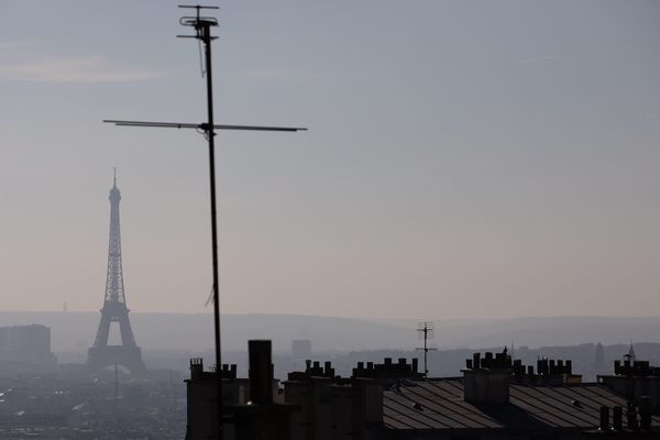 La capitale lors d’un pic de pollution aux particules fines, en février 2019.