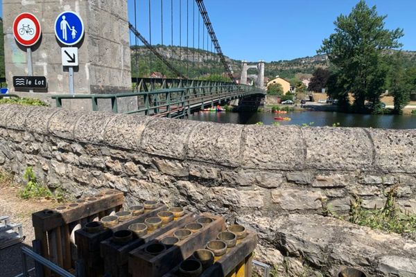 Le pont d'où sera tiré le feu d'artifice ce 13 juillet.