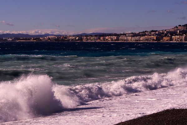 Coup de vent à Nice.