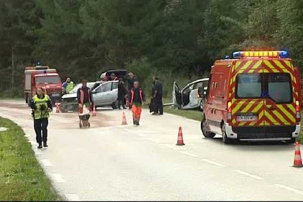 Une femme gravement blessée dans l'accident entre Guéret et la Châtre survenu ce mercredi 16 septembre 