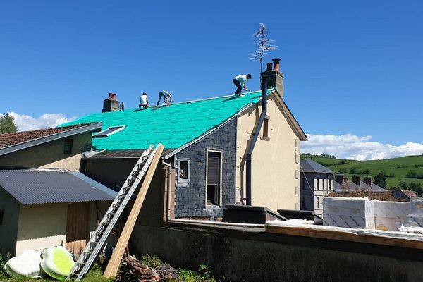 Pour William et ses employés, ce chantier représente 4 jours de travail assurés.