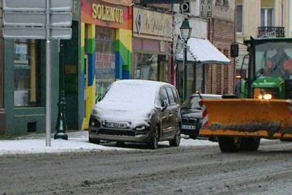 Quelques centimètres de neige sont déjà tombés en début de semaine à Fourmies et dans l'Avesnois.