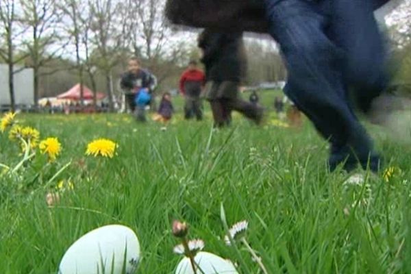 La chasse aux oeufs avaient connu un grand succès l'année dernière