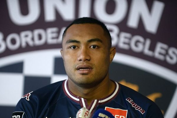 Sekope Kepu, 29 ans, nouvelle recrue de l'UBB lors de sa présentation à la presse.