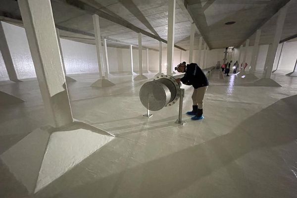 Découvrez des images rares de l'intérieur d'un réservoir d'eau d'Aurillac.