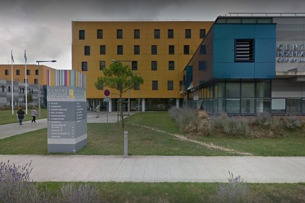 L'actuel centre hospitalier "Côte de Lumière" à Olonne-sur-Mer