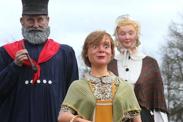 Les géants du carnaval d'Hazebrouck