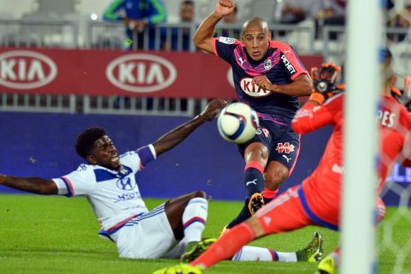 Wahbi Khazri, "intenable" durant le match Bordeaux-Lyon.