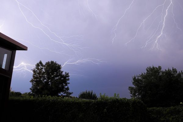 Orages violents en Aveyron