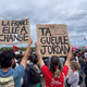 Manifestation contre l'extrême droite, le 15 juin 2024 à Bordeaux.