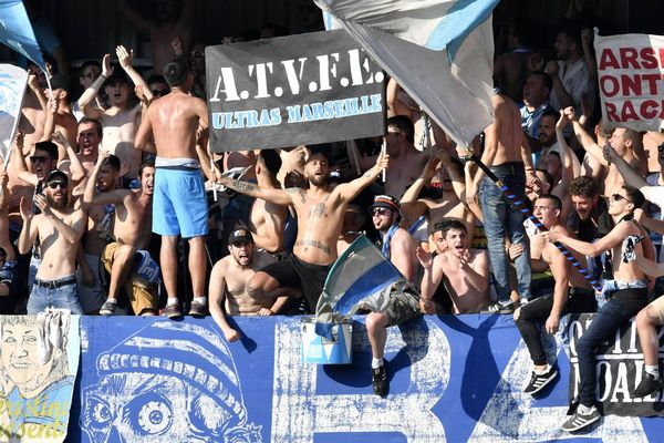 Photo d'illustration, supporters marseillais lors de Guingamp-Marseille le 20/04/19