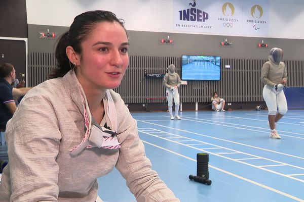 Faustine Clapier, jeune escrimeuse qui a rejoint l'Insep.