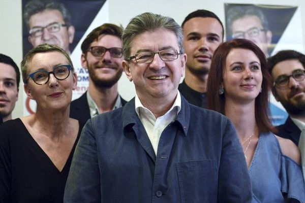 Jean-Luc Mélenchon est venu soutenir les candidats de la France Insoumise. 