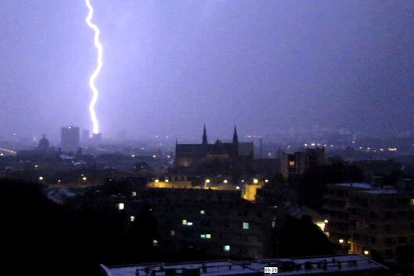 Orage, foudre (Reims) - 19/06/2013