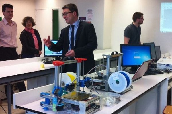 Christophe Léonard au lycée Sévigné à Charleville-Mézières (08)