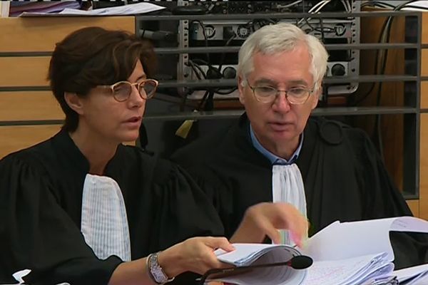 Les avocats des parties civiles, dans le procès en appel de Redouane Ikil et Fabien Djetcha, devant la cour d'assises du Tarn.