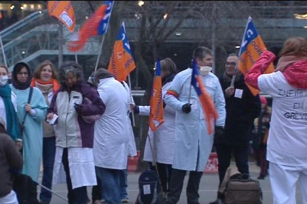 La manifestation des infirmiers du 24 janvier 2017