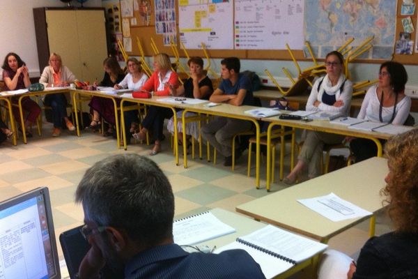 Rentrée des professeurs du collège Saint-Exupéry à Bourges.