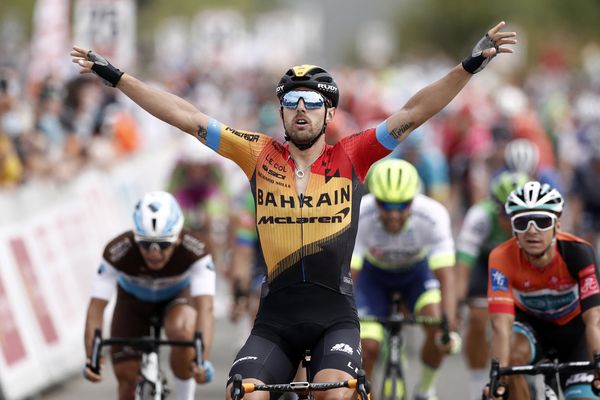 Alejandro Valverde s'impose, au sprint, sur la deuxième étape de La Route d'Occitanie 2020.