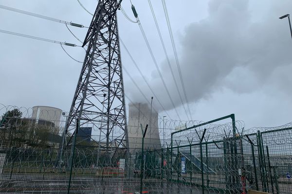 Le récteur 3 de la centrale nucléaire de Cattenom est en travaux de maintenance en ce 10 mars 2023.