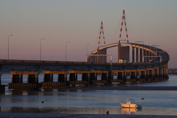 Le Pont de Saint-Nazaire fête ses 40 ans en 2015 (Loire Atlantique).