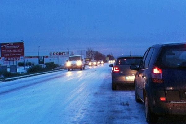 Le 13 décembre 2012, la neige, inattendue, a semé le désordre à Caen