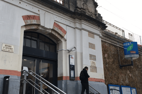 La gare de Gagny, en Seine-Saint-Denis, le 22 mars 2018.