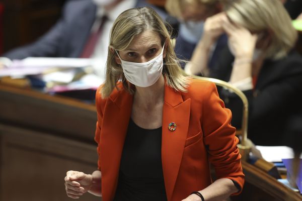 Agnès Pannier-Runacher, ministre déléguée à l'Industrie, le 22 septembre à l'Assemblée nationale.