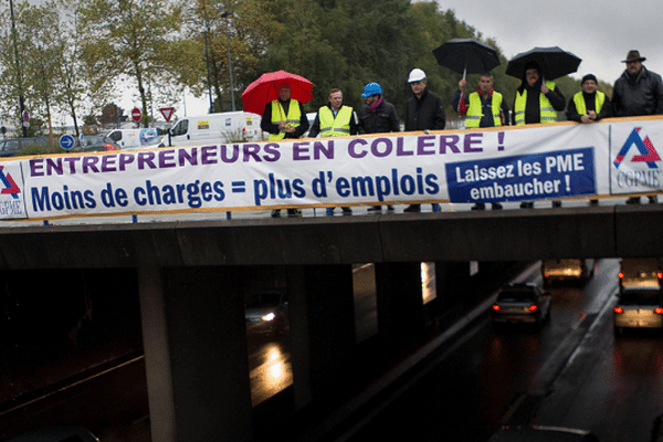 Les petits patrons avient déjà manifesté à Nantes