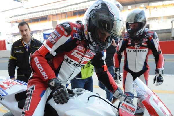 Renaud Lavillenie  aux 24h du Mans Moto 2013