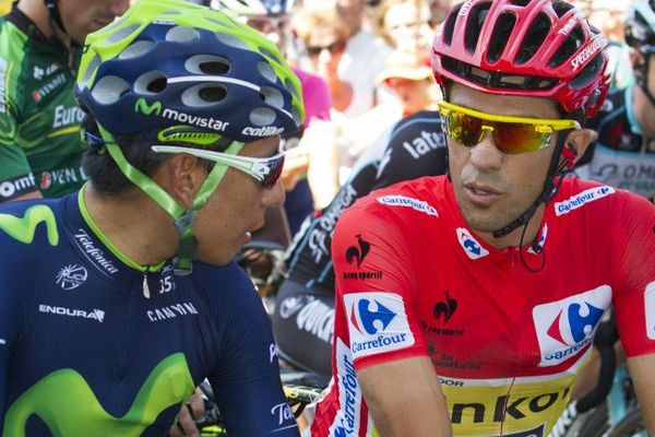 Nairo Quintana et Alberto Contador