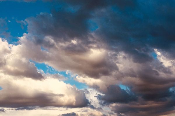 Un ciel nuageux n'est pourtant jamais dénué de belles couleurs...