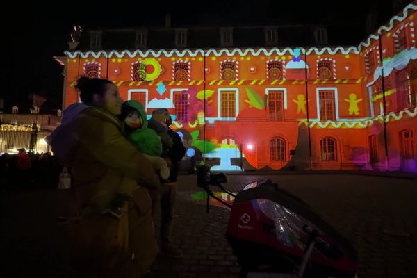 Petits et grands étaient déjà au rendez-vous pour assister aux "Fééries de Dijon"