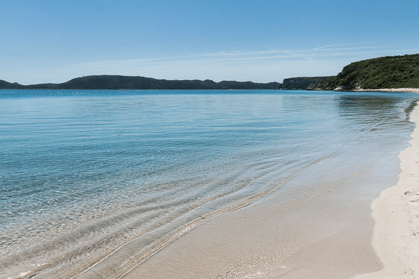 ILLUSTRATION - Plage de Balistra à Bonifacio (Corse-du-Sud)