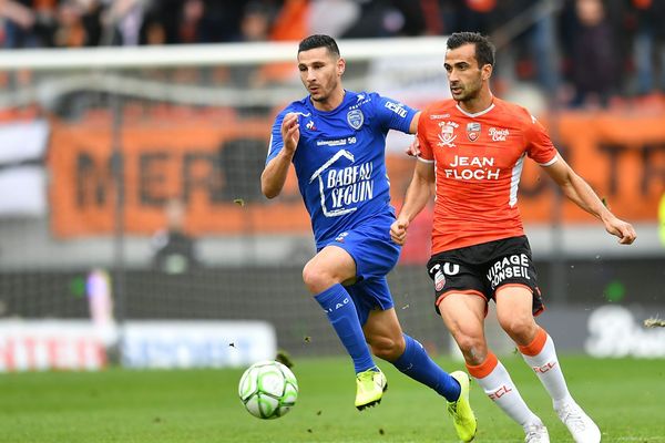 Yoann Touzhgar et ses coéquipiers ont ramené trois points de leur déplace à Lorient ce samedi 26 octobre.